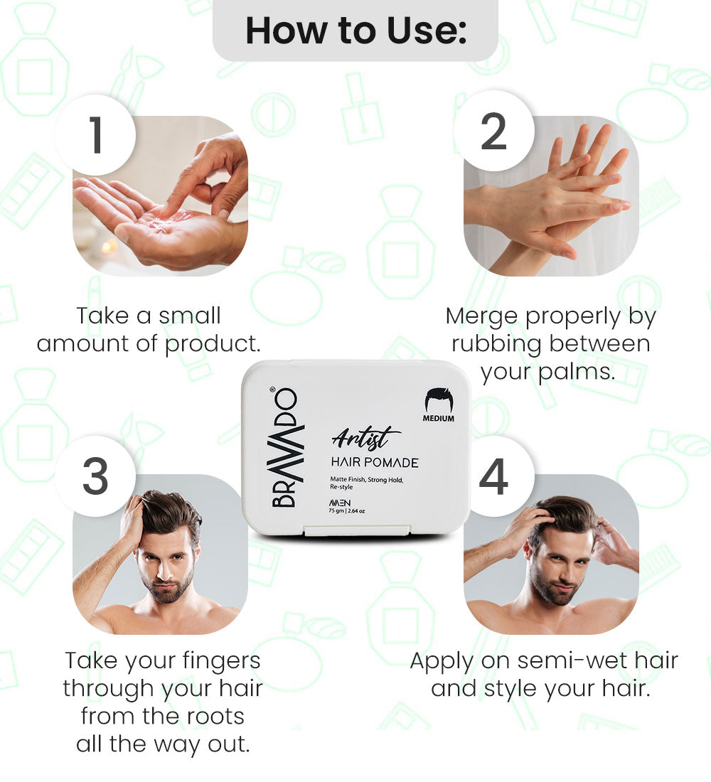 Bravado artist hair pomade